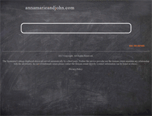 Tablet Screenshot of annamarieandjohn.com